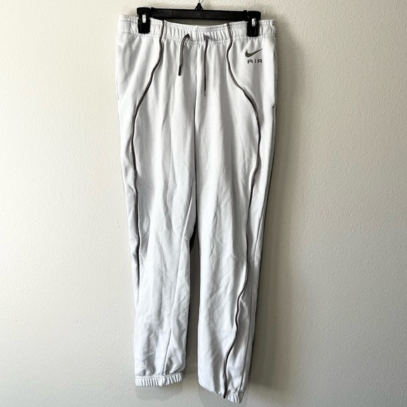 NIKE Air- Light Blue and Grey High Rise Sweat Pants Size M - Picture 1 of 6